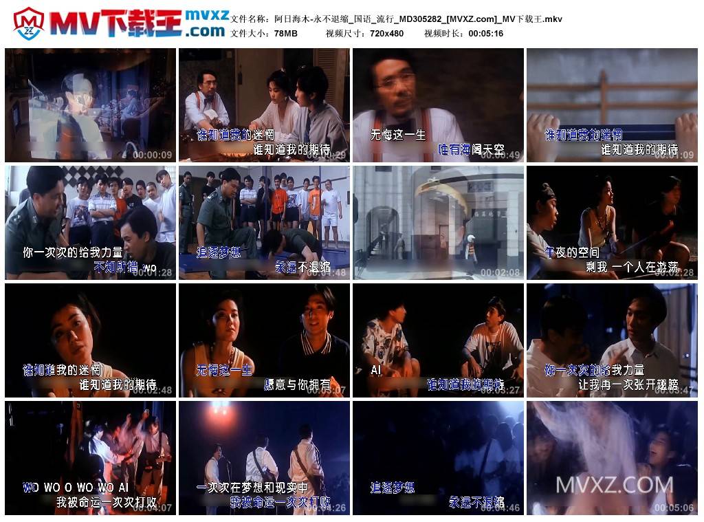 阿日海木-永不退缩_国语_流行_MD305282